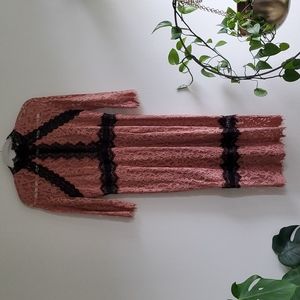 L'Atiste by Amy Dusty Pink Lace Dress